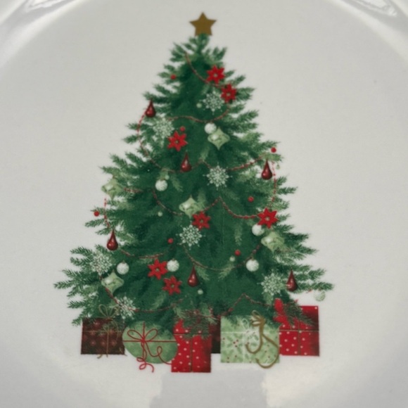 Royal Norfolk Christmas Tree Plate - Picture 2 of 4